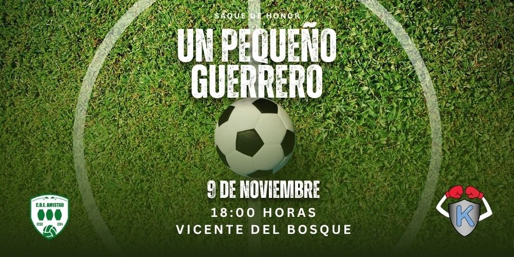 Saque de honor de un Pequeño Guerrero