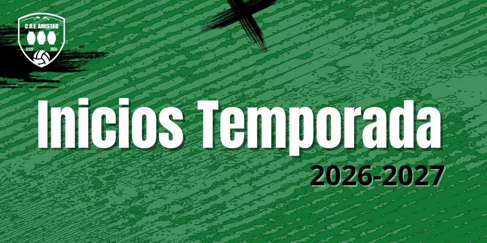 Inicios Temporada 2026/2027
